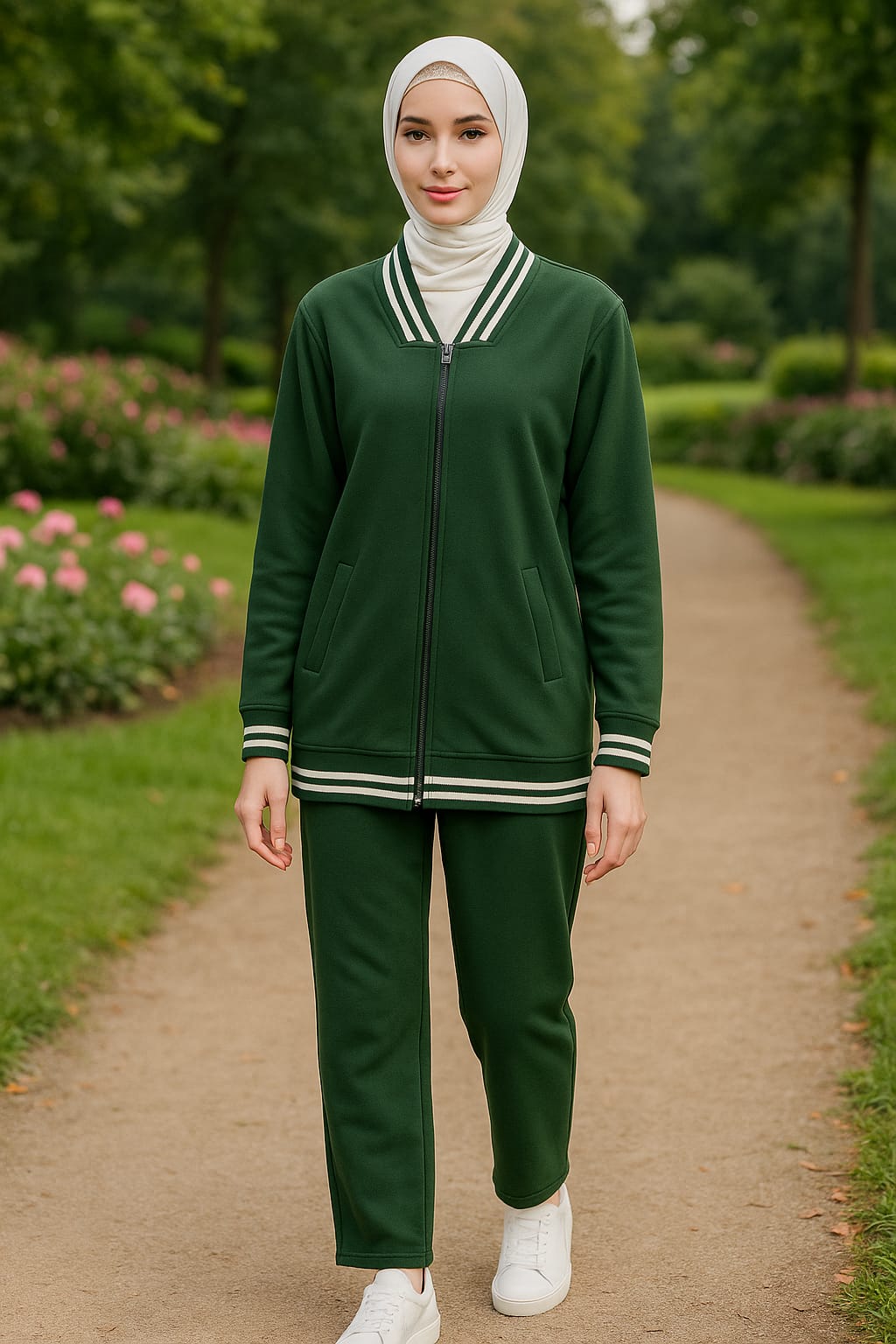 Suede zipper training