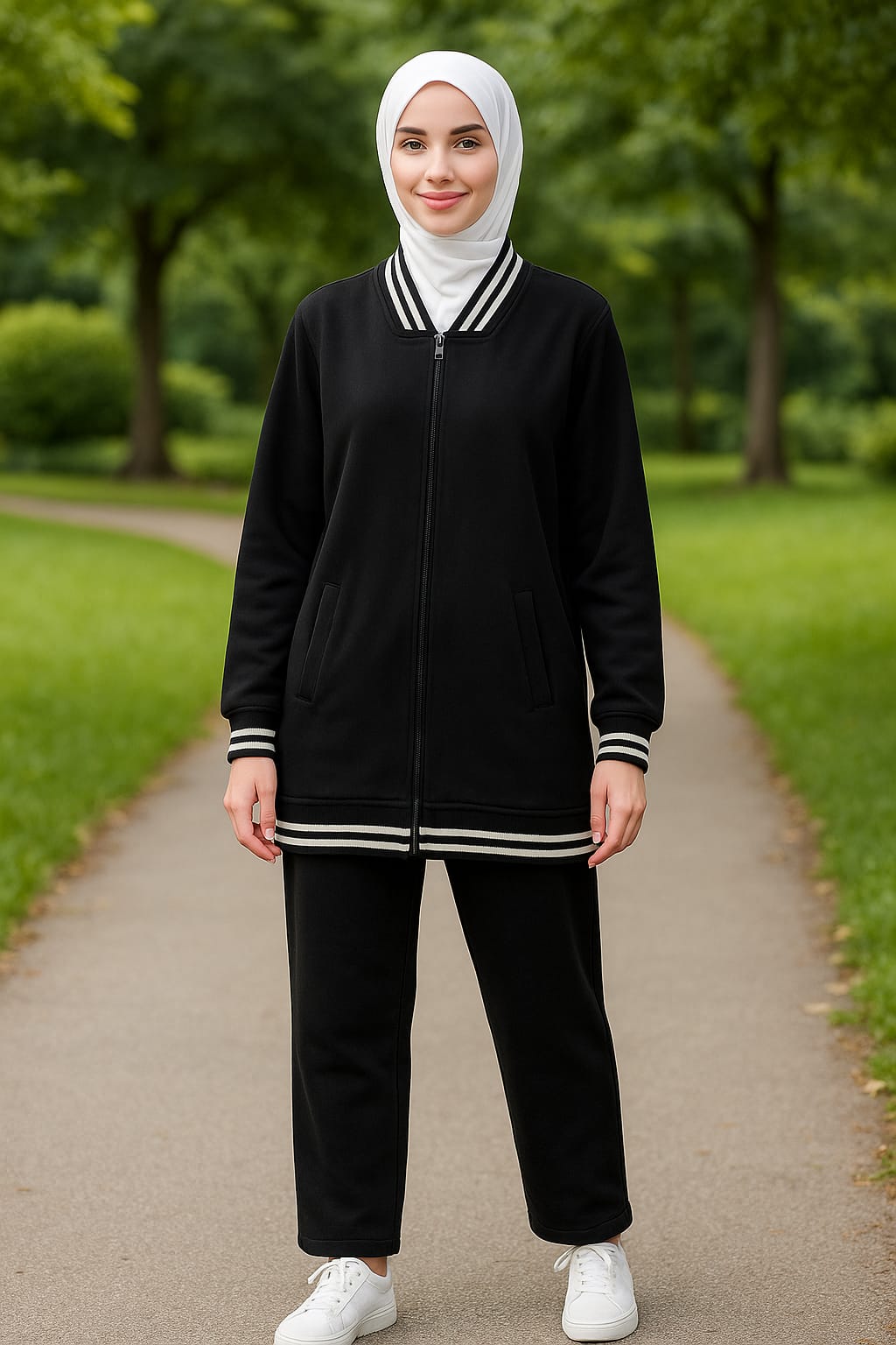 Suede zipper training