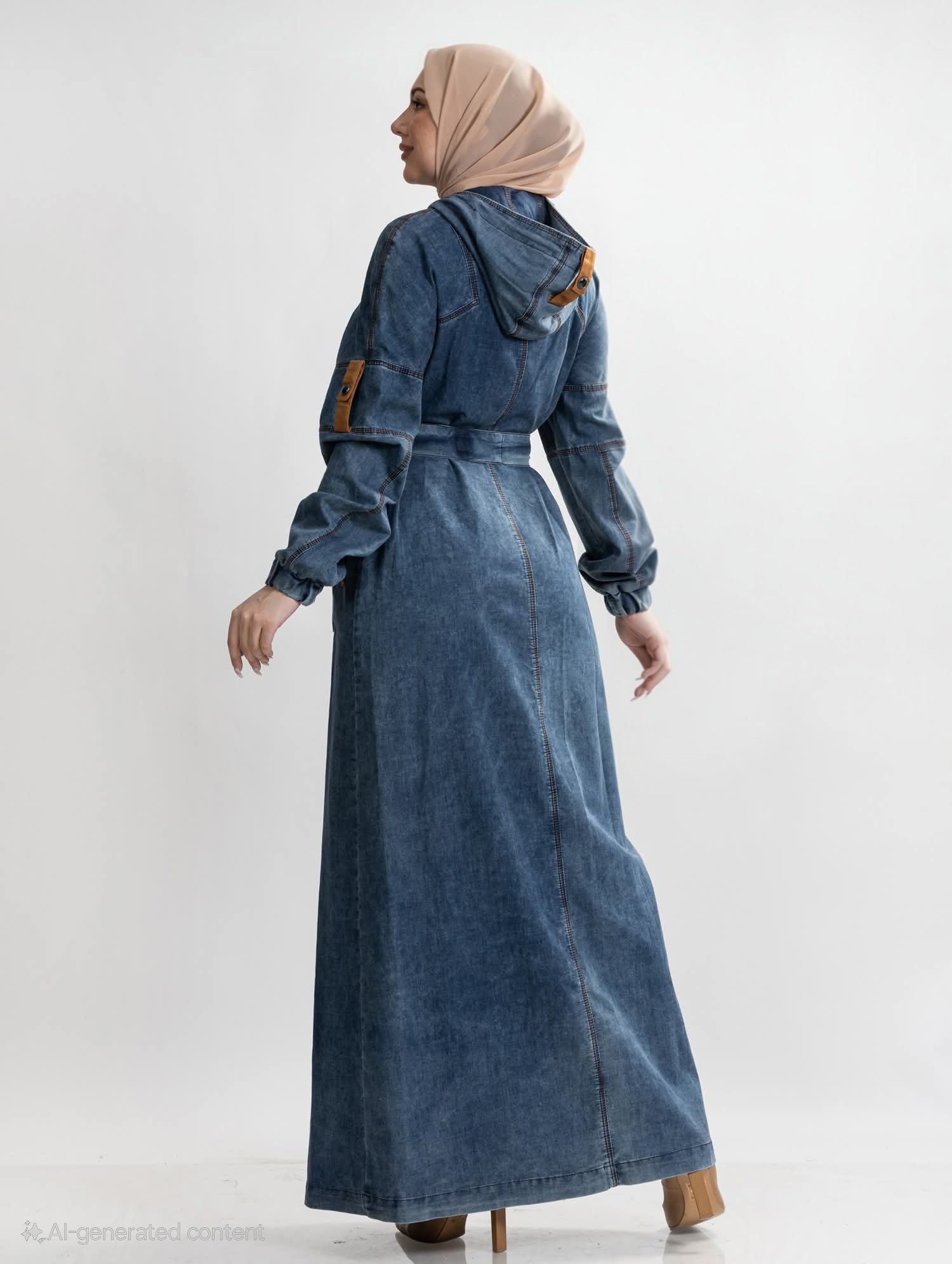 Cowboy jeans with hat and belt